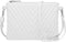 B BRENTANO Chevron Embroidered Crossbody Clutch Bag Pouch with Removable Wristlet & Adjustable Shoulder Strap...