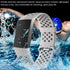Wepro Bands Waterproof Replacement Compatible with Fitbit Charge 3 for Women Men, Breathable Holes Watch Sport Strap Accessories for Fitbit Charge...