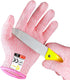 Evridwear Cut Resistant Gloves for Kids 4-6 Years, Level 5 Protection Cutting Gloves Food Grade for Cooking, Whittling, Wood Carving, Gardening an...