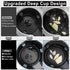 SINGARO Car Cup Holder, 4-Pack Silicone Car Coasters, Universal Non-Slip Recessed Car Interior Accessories (Flower Black)...