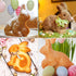 Crethinkaty Easter Bunny Mini Cake Pan Pie Mold, 5.5 Inch Cake Tin with Non Stick Coating Baking Molds Bakeware Tray for Christmas Cake Chocolate ...