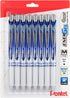 EnerGel Pearl Retractable Liquid Gel Pen, 0.7mm, Medium Line, Blue Ink, 8-Pk (BL77PWBP8C)...