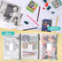 12pcs Mesh Zipper Pouch Bags, A4 Puzzle Bag for Organizing Storage Bag, File Bags for Office, Board Games and Home Supplies...