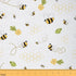 Cute Bee Fabric by The Yard Cartoon Wild Animal Outdoor Flowers Plants Fabric for Kids Boys Girls Yellow Geometric Hexagon Pattern Fabric for DIY ...