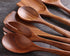 Wooden Spoons for Cooking, 6 Pcs Wooden Utensils for Cooking, Natural Teak Wood Non-Stick Cooking Spoons, Wood Utensils Set for Kitchen...