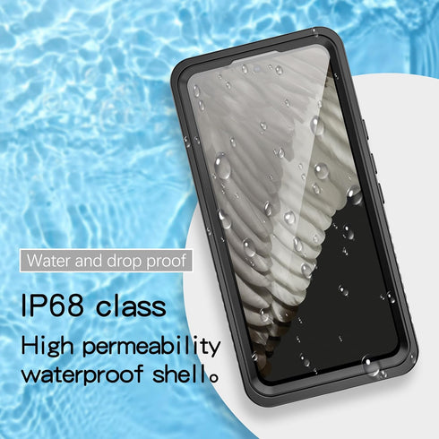 Hllhunkhe for Google Pixel 8 Case, Pixel 8 Waterproof Case with Built-in Screen Protector, Rugged Full Body Underwater Dustproof Shockproof Drop P...