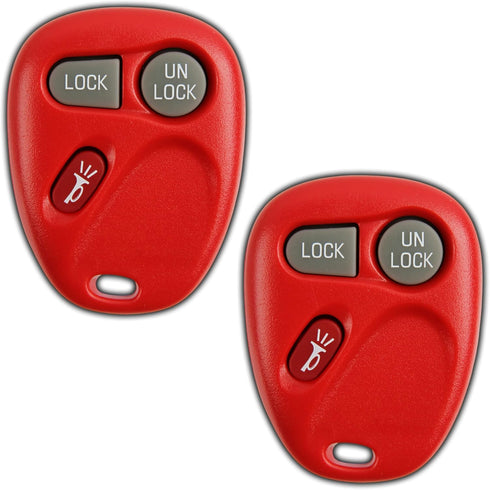 2X KeylessOption Key Fob for 1998 1999 2000 2001 2002 2003 2004 Cadillac Escalade Chevrolet Chevy Silverado Suburban Tahoe GMC Yukon Sierra Remote...