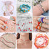 8800 PCS 3mm Glass Seed Beads for Bracelet Making Kit, 24 Colors Boho Friendship Bracelet Kit, Small Seed Beads for Jewelry Making, Ideal Gifts fo...