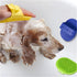 JASLAH 3 PCS Set, Pet Massage Brush Dog Bath Brush for Long/Short Hair Pet Shampoo Brush Soft Silicone Comb for Pets Grooming Bathing Tool Dog Hai...