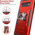 for Galaxy S10 Plus Case,Hybrid Drop Test Cover with Car Mount Kickstand Slim Fit Protective Phone Case for Galaxy S10 Plus,Red...