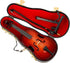 Dselvgvu Wooden Miniature Double Bass with Stand,Bow and Case Mini Contrabass Replica Mini Musical Instrument Collectible Miniature Dollhouse Mode...