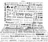 100Sheets 20 * 14 Inches I Love You Printed Tissue Paper for Gift Bags Different Languages of I Love You Romantic Words Tissue Paper for Gift Wrap...