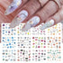 12 Sheets Nail Art Stickers Decals Flower Spring Nail Decals Charming Daisy Nail Stickers for Nail Art Supplies Water Transfer Nail Accessories fo...