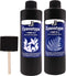 Jacquard Cyanotype - for Photographic Blueprints on Paper and Fabric - 2 Component Sensitizer Set - Bundled with Moshify Sponge Brush for Applicat...
