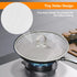 Snowyee Splatter Screen for Frying Pan, Grease Splatter Guard Stainless Steel Large 13” and Small 10” Shield (2 in 1 Set)...