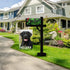 TropicalLife Welcome Black Labrador Dog on the Grass Polyester Garden Flag Banner 12 x 18 Inch Double Side Print Home Outdoor Patio Yard Garden De...