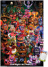 Trends International Five Nights at Freddy's - Ultimate Group Wall Poster, 22.375" x 34", Poster & Mount Bundle...