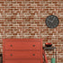Rustic Red Brick Wallpaper Peel and Stick,Removable Brick Wallpaper,Self Adhesive Vinyl Wallpaper for Fireplace Backdrop, Laundry Room Wall Decor ...