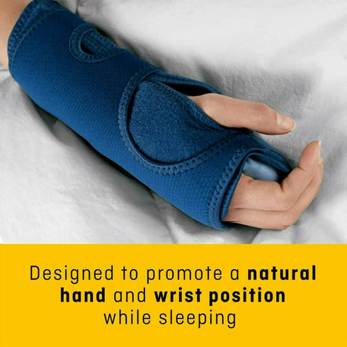 FUTURO Night Wrist Support, Left or Right, Adjustable, Helps Provide Nighttime Relief of Carpel Tunnel Symptoms, Made of Breathable Material, Easy...