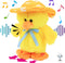 Hopearl Talking Singing Duck Toy Repeats What You Say Walking Duckling Electric Interactive Animated Toy Speaking Plush Buddy Gifts for Toddlers, ...