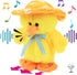 Hopearl Talking Singing Duck Toy Repeats What You Say Walking Duckling Electric Interactive Animated Toy Speaking Plush Buddy Gifts for Toddlers, ...