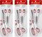 Singer Sewing and Craft Scissors, Red & White (3-Pack)...