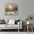 Posterizer 1 pcs-snowy jungle in winter in oil painting style-15-Landscape & Nature Art-GIft for Men Women Teens-Dining Room Decor- unframed wall ...