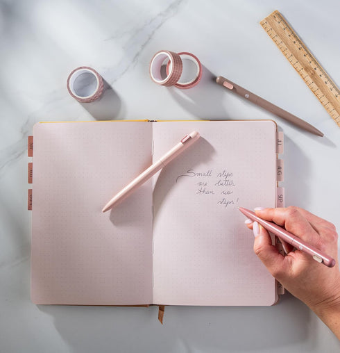 DIVERSEBEE Black Ink Ballpoint Pens, 3 Pack Retractable No Bleed Bible Pens, Cute Aesthetic Pastel Pens for Teachers, Bible Study Journaling Suppl...