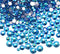 AD Beads 1440 Pieces Mixed Size No Hotfix Glue on Quality Glass Flatback Rhinestones Round Crystal Gems (36 Blue AB)...