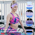 Bluetooth Headband for Women, HD Speakers Bluetooth 5.0 Wireless Headband Headphones, Fashion Grey Head Band with Knotted/Twist Design for Yoga, W...