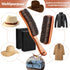 4 Pcs Horsehair Felt Hat Brush Kit with Cleaning Sponge Cowboy Clean Hat Wood Fedora Hat Cleaning Set Baseball Cap Lint Brush Remove Dust for Hair...