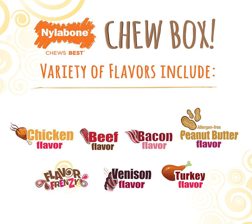 Nylabone Chew Toy Dog Surprise Box Variety Small/Regular (1 Count)...