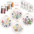 Harimau 4pcs Beginner Embroidery Kit,Flower Pattern,Cross Stitch Kits, Including Stamped Embroidery Cloth with 2 Embroidery Hoops, Multicolor Colo...