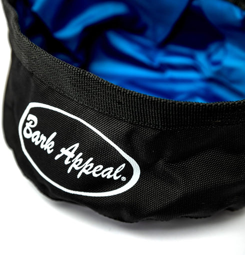 Bark Appeal Portable and Collapsible Dog Food and Water Bowl - Travel-Friendly, Compact Pet Feeding Solution for On-The-Go Adventures...