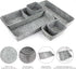 Drawer Organizer 8 Pieces Felt Storage Bins for Office Desk Accessories and Cosmetic Desk Organizer and Dividers with 4 Sizes for Dressing Table B...