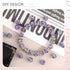 100pcs 10mm Rhinestone Beads for Crafting, White Mixed Shiny Round Shamballa Disco Beads Bulk, Sparkle Crystal Clay Bead for Necklace Bracelet Ear...