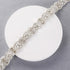 yanstar Handmade Wedding Belt Bridal Belts and Sashes Crystal Rhinestone Ribbon Belt for Wedding Dress Bridesmaid Prom Gowns...