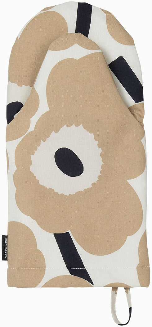 Marimekko - Pieni Unikko Floral Oven Mitt (Tan Poppy)...