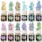 LET'S RESIN Opal Chunky Glitter for Resin, 12 * 10g Craft Glitter Powder for Tumblers/Slime, Iridescent Chameleon Glitter Sequins Festival Decor(E...