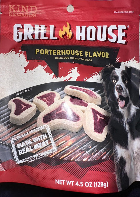 Grill House Treats for Dogs (Porterhouse Flavor)...