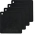 Silicone Trivets Mats Set, Silicone Hot Pads Pot Mat for Countertop, Trivet Pads Heat Resistant, Table Placemats, Square Small Drying Mats, 4 Pack...