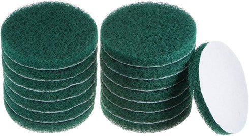 HARFINGTON 15pcs Drill Power Brush 5 inch Tile Scrubber Scouring Pads 150-240 Grit for Bathroom Kitchen Household Cleaning...