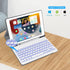 XIWMIX Ultra-Slim Wireless Bluetooth Keyboard - 7 Colors Backlit Universal Rechargeable Keyboard Compatible with iPad Pro/iPad Air/iPad 9.7/iPad 1...