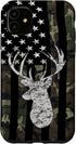 Deer Hunting Camouflage American Flag Whitetail Buck USA Case for iPhone 11...