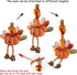 FORUP Thanksgiving Turkey Table Decoration, 32 Inch Turkey Doll for Autumn Fall Harvest Halloween Home Decorations, Male...