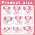 Nuenen 9 Pads Axolotl Sticky Notes Cute Sticky Notes Axolotl Gifts Kawaii Notepad Cute Memo Pads Cartoon Self Stick Pads for Writing Studying Scho...