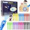 Invisible Ink Pen,28 PCS Upgraded Spy Invisible Ink Pen with UV Light Magic Marker for Secret Message Escape Room and Kids Christmas Goodies Bags ...