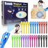 Invisible Ink Pen,28 PCS Upgraded Spy Invisible Ink Pen with UV Light Magic Marker for Secret Message Escape Room and Kids Christmas Goodies Bags ...