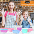 24 pcs Silicone Cupcake Baking Cups Dulinkas Reusable Cupcake Liners Non-Stick Baking Muffin Liners Mold Pastry Cake Molds 3 Shapes Multicolor for...