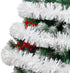 FOIMAS 33FT Christmas Tinsel Garland,White Twisted Metallic Hanging Garland for Christmas Tree Fireplace Home Decoration...